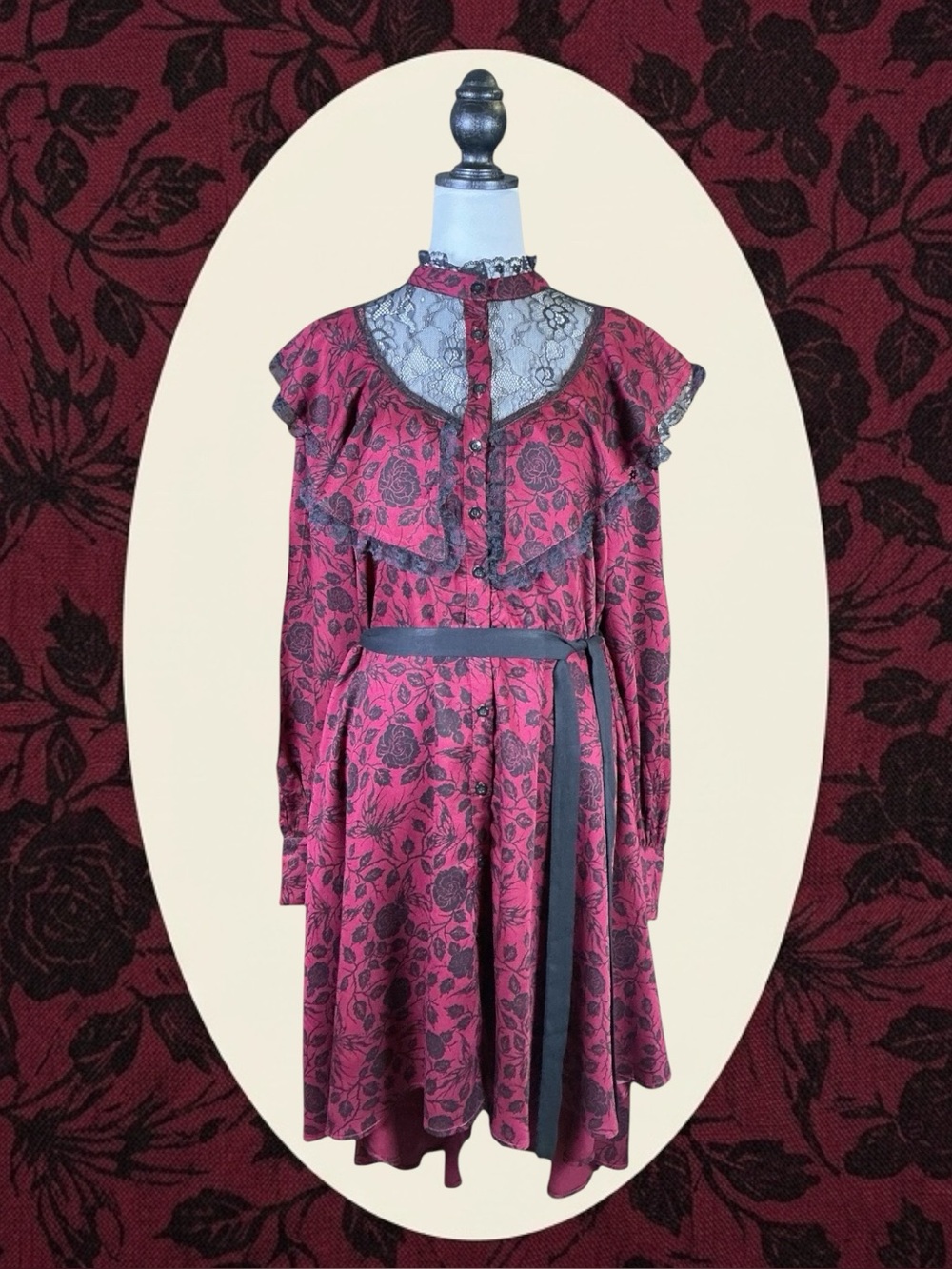 Midnight Hour NWT Romantic Goth Lolita Victorian Steampunk Whimsigoth Dress XL